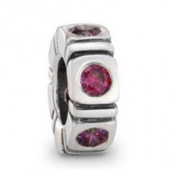 Pandora charm Trinity spacer pink - Picture 1 of 3
